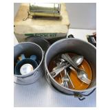 Aluminum cook kit, fish house lante...