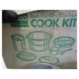 Aluminum cook kit, fish house lante...