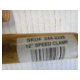 Clamps: two Speed 12", Pony 9166 co...