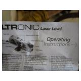 Chalk and line, laser level, knee p...