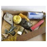 Chalk and line, laser level, knee p...