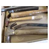 Hammers, pry bar, Wonder bar...