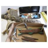 Gun cleaning kit, shoulder pad, hor...