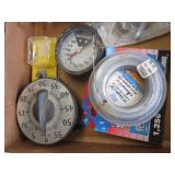 Wire connectors, gauges, multi mete...