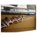 Square drive sockets, solder iron, ...