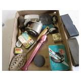 Circular slide rule, pencil sharpen...