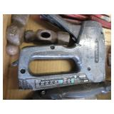 Stapler, staples, wire stripper, ca...