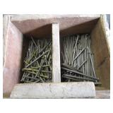 Nail totes, wooden 18-1/2"L and 20"...