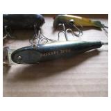 Antique lures: PawPaw caster, swimm...