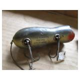 Antique lures: PawPaw caster, swimm...