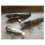 Antique lures: Creek Chub glass eye...