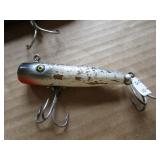 Antique lures: Creek Chub glass eye...
