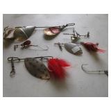 Antique lures, spoon jigs...
