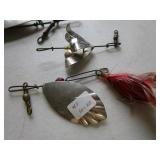 Antique lures, spoon jigs...