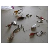 Antique lures: Pflueger & Cannon...