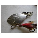 Antique lures: Pflueger & Cannon...