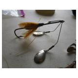 Antique lures: Pflueger & Cannon...