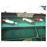 Metal tackle box & tackle...