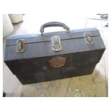 Metal tackle box & tackle...