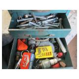 Wards metal cabinets, two 4-drawer ...