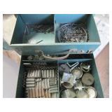 Wards metal cabinets, two 4-drawer ...