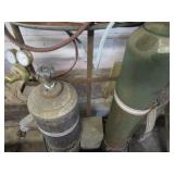 Cutting torch tanks with extra, car...