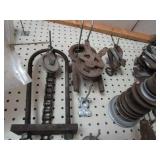 Springs, U clamps, chain hooks & br...