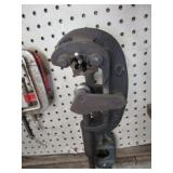 C-clamps, pipe cutter & die, vintag...