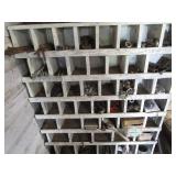 Hardware in cubbys - just hardware,...