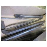 Files, wire brushes, punches, batte...