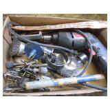 Skil 3/8 electric drill, bits, hole...