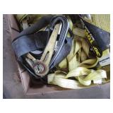 Ratchet tiedowns, new tow strap...