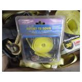 Ratchet tiedowns, new tow strap...