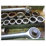 Socket set, 3/4" drive, sockets up ...