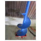 Ice fishing: drill, two sleds...