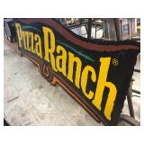 Large Pizza Ranch Metal Sign - 119" x 46"