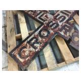 Old Cast Iron - Railroad Crossing Sign - 48" x 48"