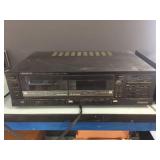 Kenwood KX-96W Stereo Double Cassette Deck - Powers On