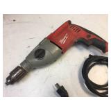 Milwaukee 1/2" Hammer Drill - Works - Good Chuck/Key
