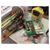 Group Ice Fishing - Minnow Bucket - Tackle Box