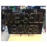 We Sell Boxes Light-Up Neon Sign 32" x 24"