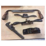 Vintage Tools Including Stanley 66 & American Boy Plane