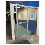 Commercial Glass Door with Side Glass