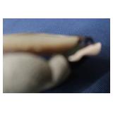 2 MINIATURE DUCKS UNLIMITED JETT BRUNET DECOYS