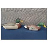 2 MALLARD DRAKE DECOYS
