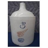 3 GALLON REDWING CROCK