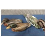 3 HANDPAINTED DUCK DECOYS