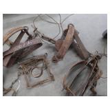 10 ASSORTED LARGER TRAPS