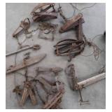 10 ASSORTED LARGER TRAPS