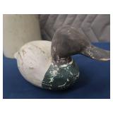 VINTAGE UNMARKED JUG / HAND CARVED DECOY